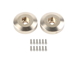 Mali pesos de Roda de Latão 2pcs Adaptador Hexagonal para Carro Rc Crawler 1.9 2.2in Acessórios de Modelo