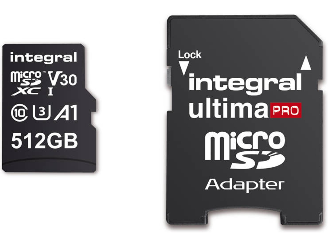 Cartão de Memória MicroSD INTEGRAL Ultima Pro 100V10 (512 GB)