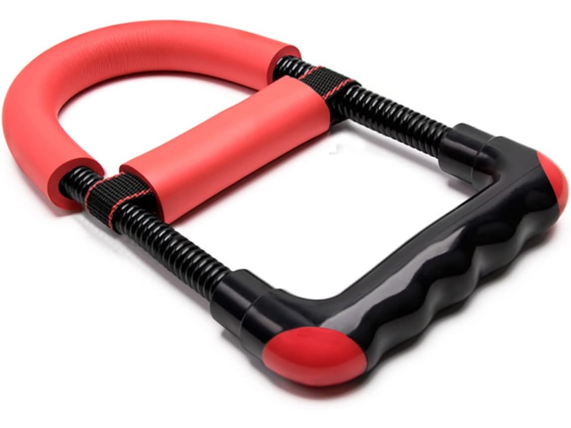 Inoomp Hand Grip, Aparelho De Treinamento Força Para Pulsos, Em Alumínio, Resistente, Na Cor Vermelha, Ideal Para