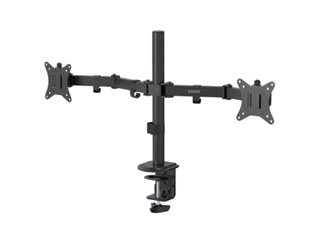 Suporte De Mesa Para Ecrã Savio Um 03 (preto Aço 32)