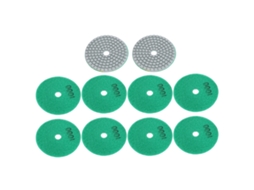 Conjunto de 14 grips para lixadeira, 3 formatos BRILVIBERA