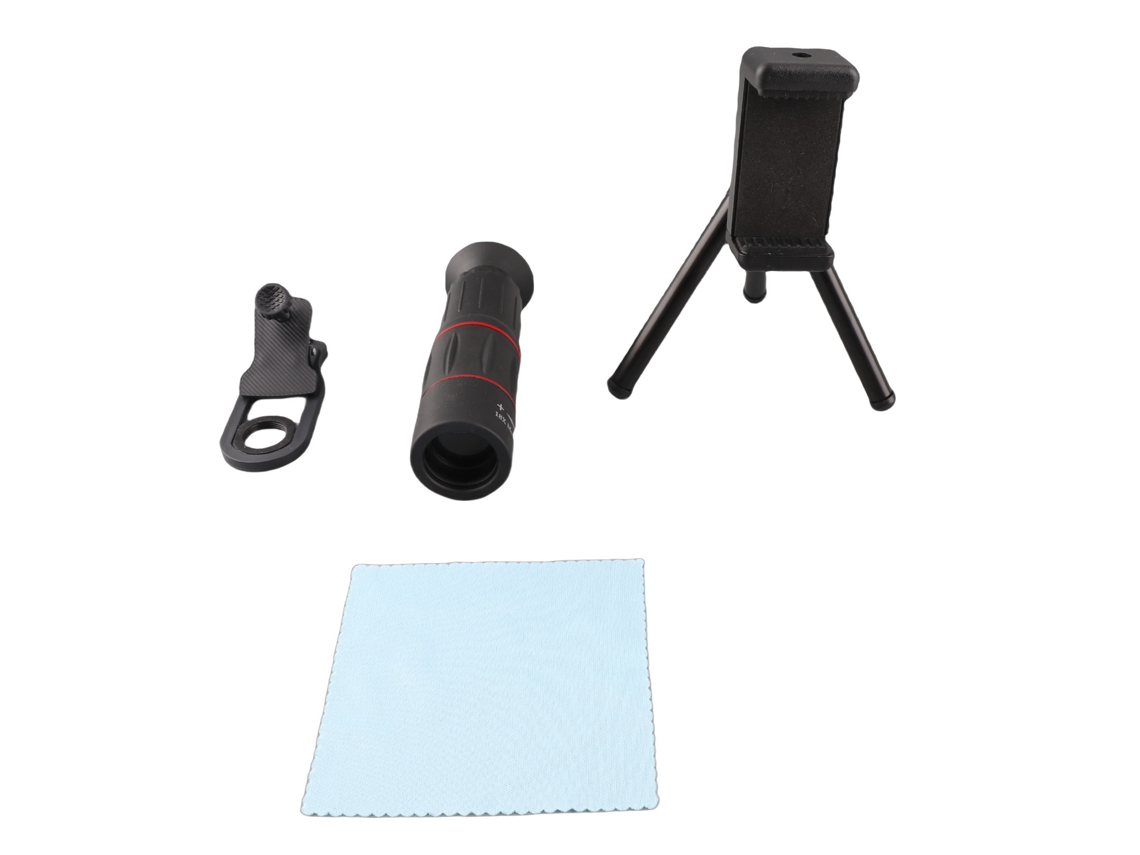 Lente Telefônica 18x Hd para Celular com Clip, Lente Telescópio para Câmera de Celular para Shows, Jogos e Viagens