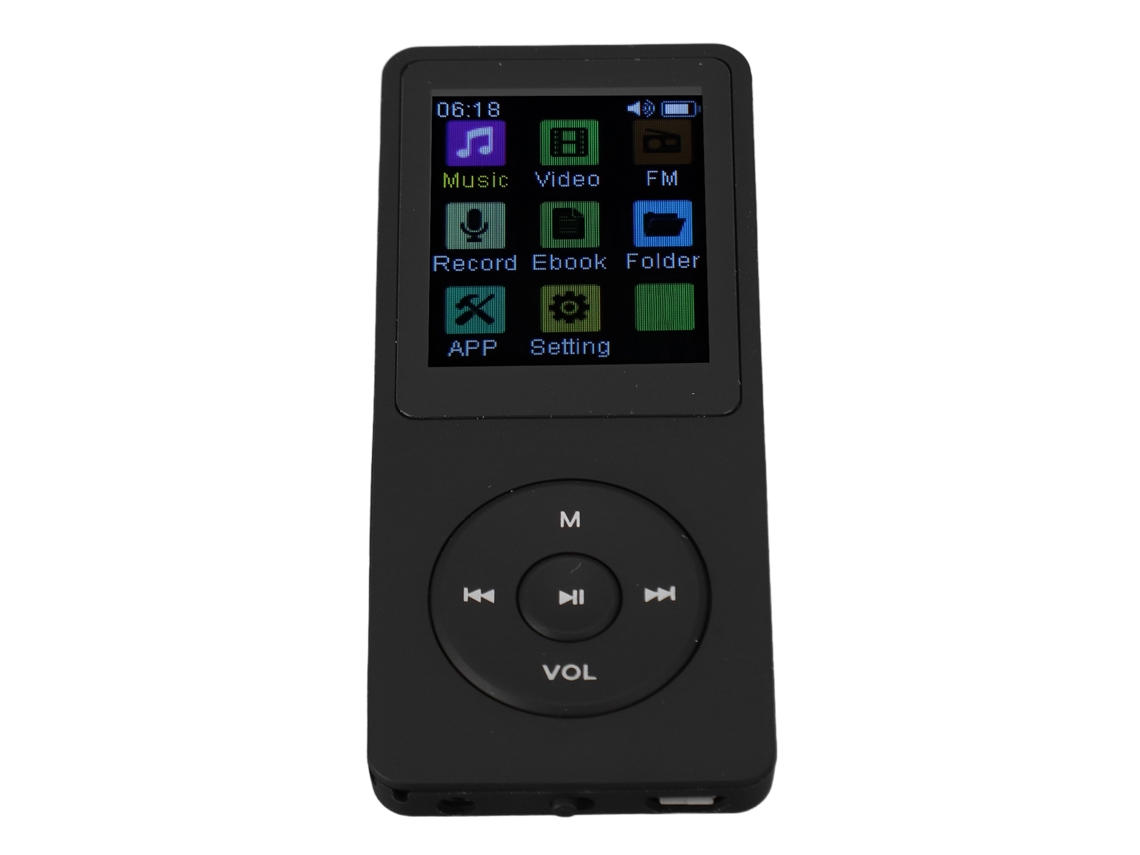 Reprodutor de Música LAXISCREED Bluetooth Tela Tft 1.82"