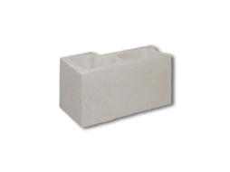 Bloco De Concreto Liso Com Repelente De Água Cinza / Canto Liso / Unidade