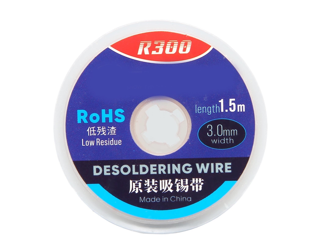 Desoldering Braid (condução Rápida De Calor, Limpeza Potente)