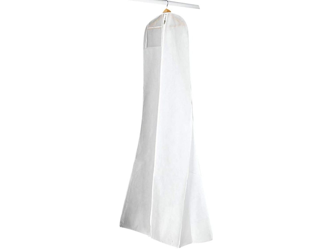 Lurelia Capa Para Roupa, Antipoeira, Impermeável, Com Fecho, Para Vestido De Noiva, 183 Cm, Transparente, Roupeiro Organizado