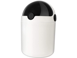 Lixo Mini Cube para escritório com material seguro e atóxico Cor Preta