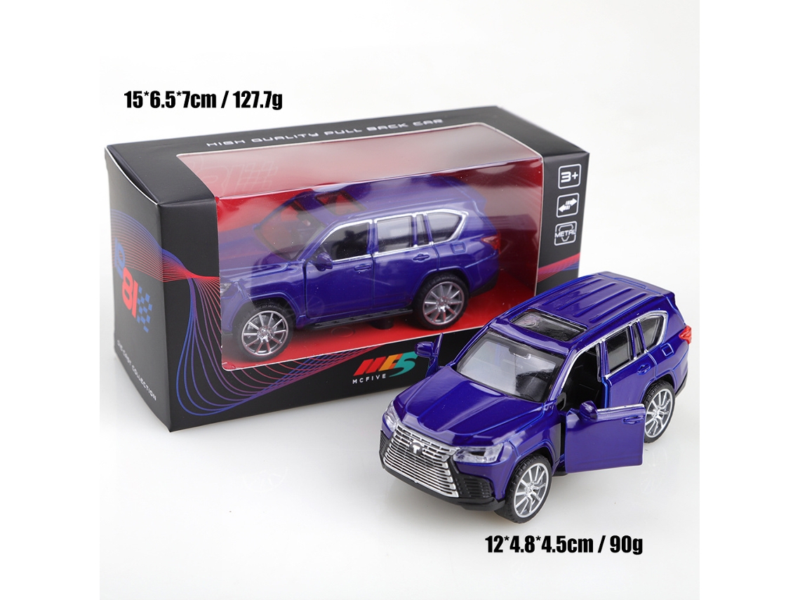 Miniatura de Suv Off road em Escala 1/36, com Portas Duplas, Modelo de Carro de Brinquedo Realista. MDUG