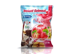 Instant Oatmeal 1,2 Kg Morango Da Quamtrax