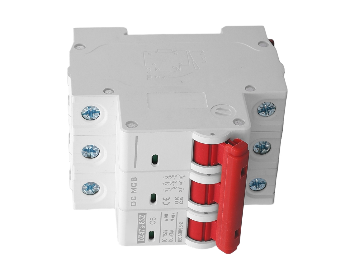 Laxiscreed Disjuntor Miniatura Em Pead Flame Retardante, Capacidade De Corte 6000a Para Instalações Elétricas