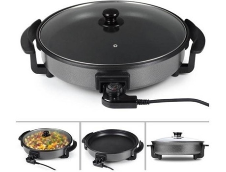 Caçarola  Elétrica Alimínio (Preto - 36 cm)