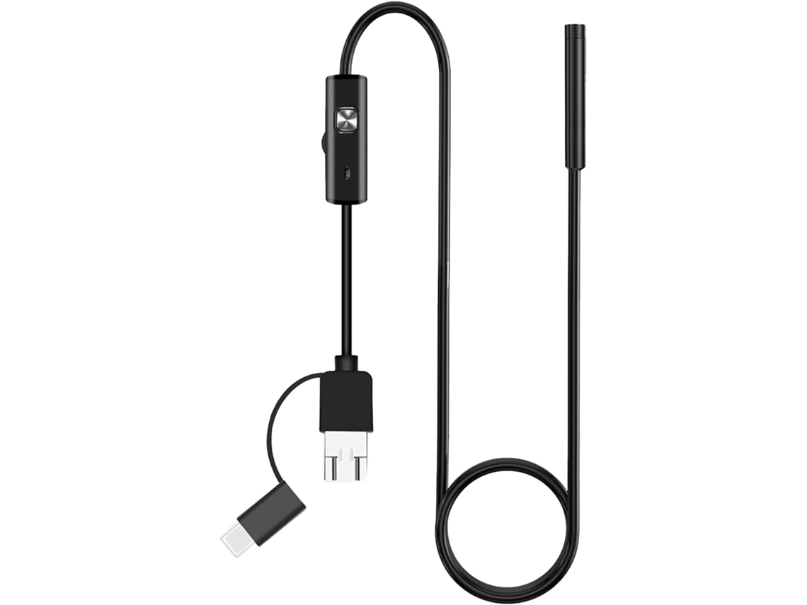 Câmera Endscpe Com Iluminação, À Prova D'água Ip67