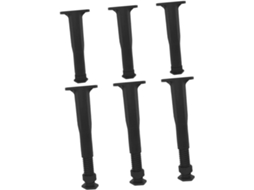 Conjunto De 6 Peças De Suportes Ajustáveis Em Formato De T Para Móveis, Mesas, Sofás E Cadeiras.