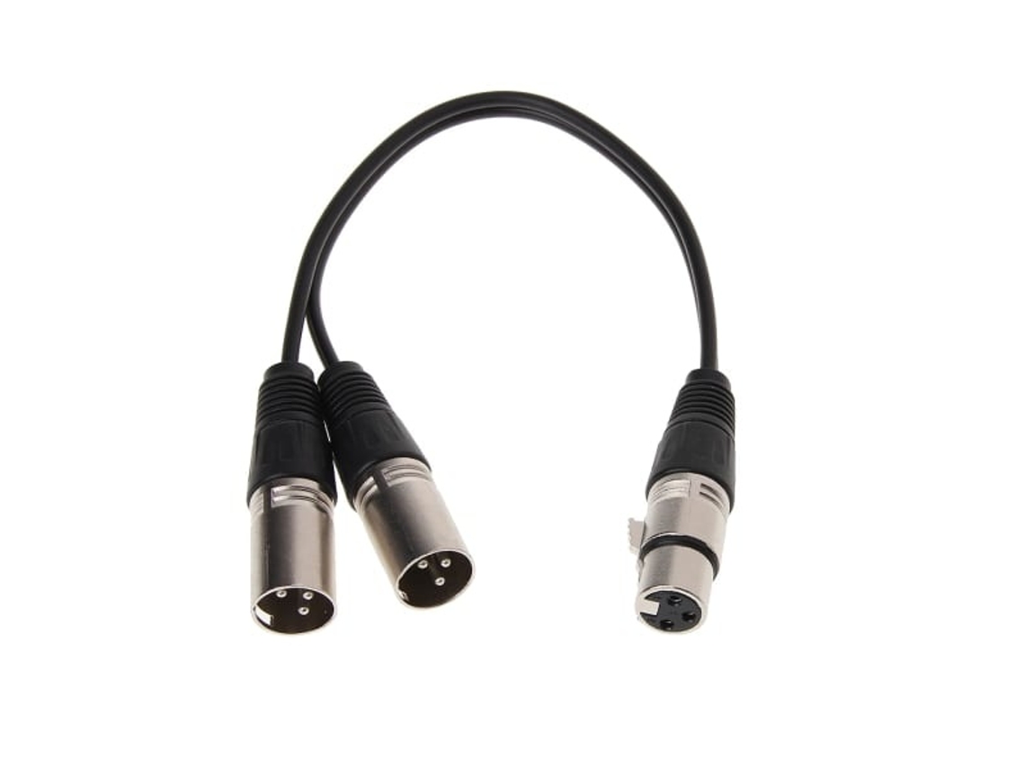 Cabo Lurelia XLR Macho/Fêmea de 3 Pinos, para Microfones, Mixer, Amplificador e Colunas Ativas