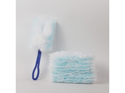 Cepillo Electrostático Para Polvo, Azul Y Blanco, 10 Piezas Más Mango