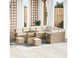 Vidaxl Conjunto De Sofá De Jardim 12 Unid. 11-número De Lugares