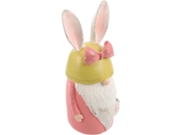 Decoração Páscoa Coelhinhos Gnomos Resina Pintados Prateleira Estilo Rústico Ideal Estar Escritório À Mão Leve GOKOCO