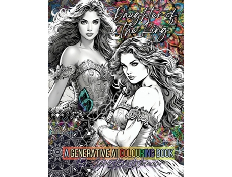 Livro Daughter of the King A Generative AI Colouring Book For Christian Women de Esther J Cole (Inglês)