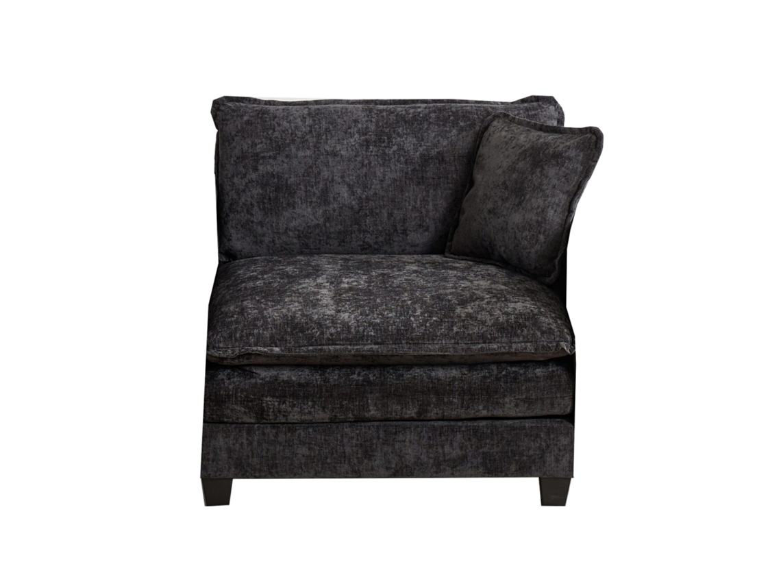 Sofácloud1lpreto,modular,chenille,s/braços. Cs