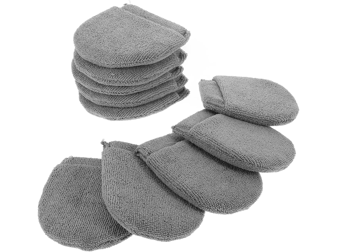 Conjunto De 10 Discos De Polimento Ovais De 12x11,5 Cm Para Detalhamento Automotivo E