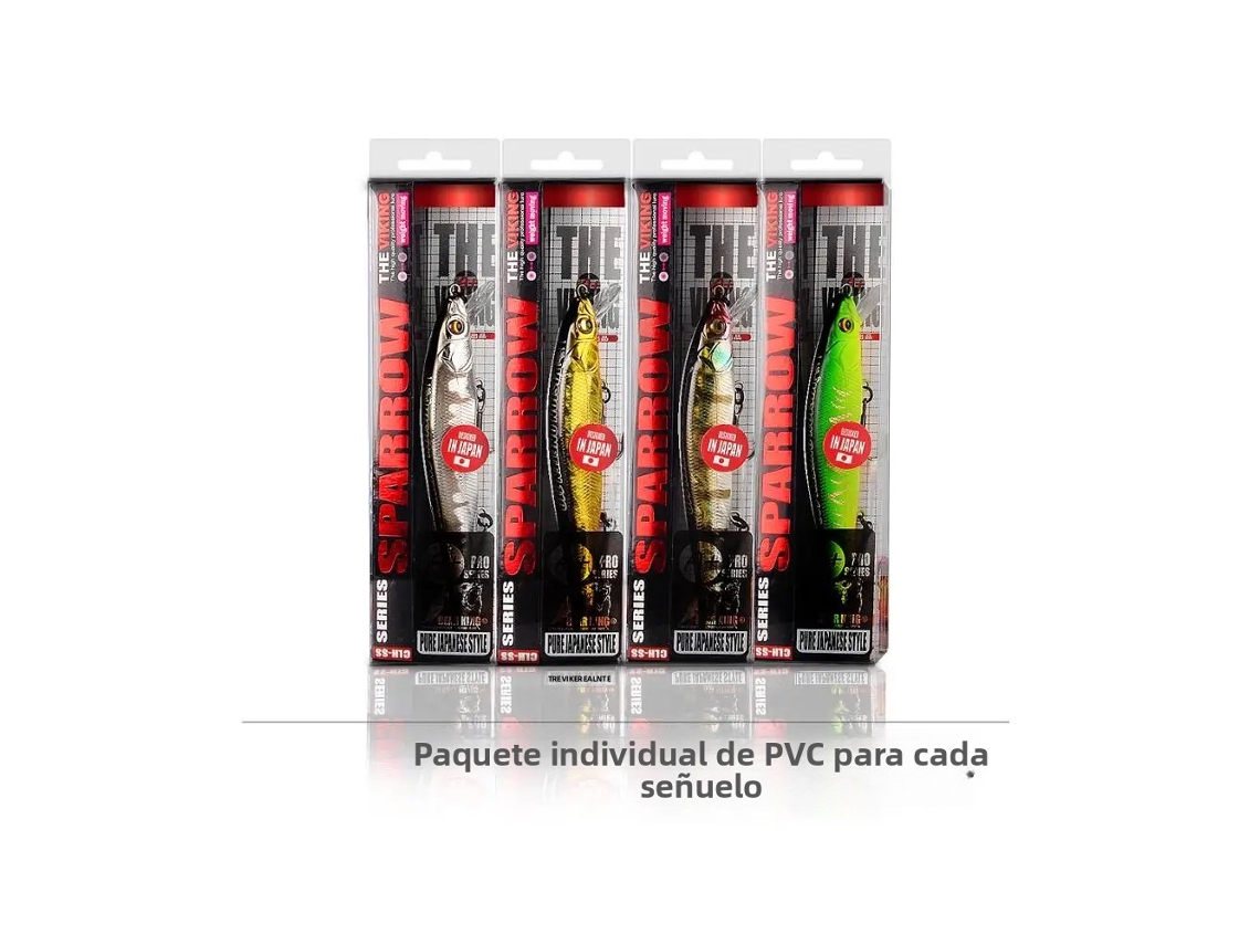 Conjunto de 4 Iscas Magnéticas MDUG, sistema multicolorido, estilo E