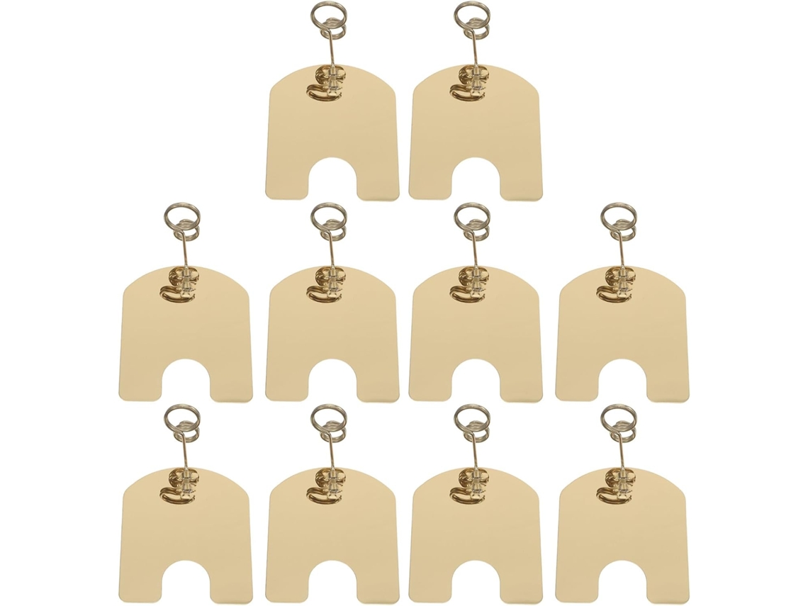 10-clips Sinalização De Mercadorias Suporte Loja, Suporte Exibição De Preços, Presilha De Arame Metálico