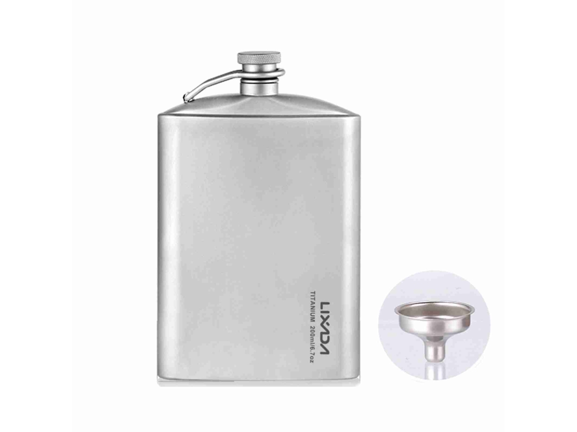 Frasco de Titânio 200ml À Prova de Vazamentos para Camping