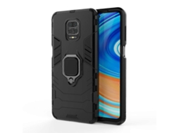 Capa Protetora Anti-queda Em Pc + Tpu Com Suporte De Anel Magnético Para Xiaomi Redmi Note 9s