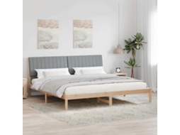 Vidaxl Estrutura da Cama com Cabeceira Castanho 200 X 200 Cm
