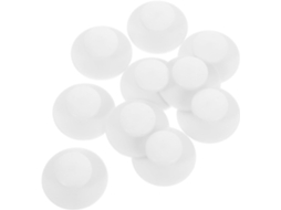 Conjunto De 10 Puxadores Redondos Autoadesivos Para Portas Armário, Em Plástico Branco