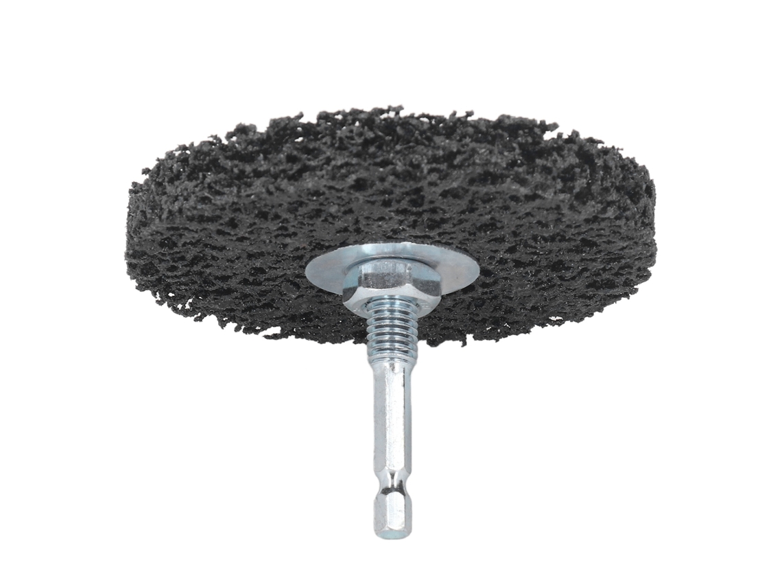 Disco removedor de tinta e ferrugem para furadeira e esmerilhadeira angular, disco removedor com cabo para polimento de carros.