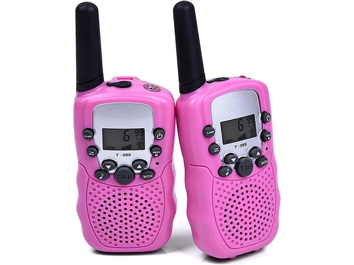 X Walkie Talkie Para Crianças, Rádio Bidirecional Com 8 Canais, Tela Lcd, Lanterna Vox, 10 Toques, Bloqueio De Canal, Talky Db, Slowmoose