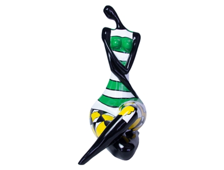 Figura Feminina Rose 39X30X56 Cm Multicolor