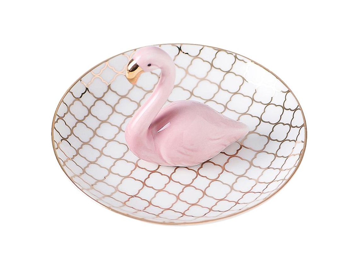 1Pcs Bandeja de Bugigangas de Flamingo ALLINLESS