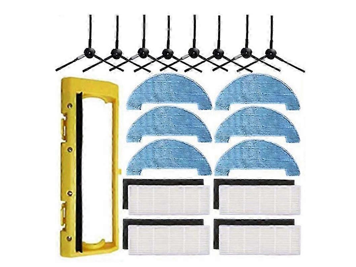 Para Aspirador De Pó Robô 360 C50 C30, Kit De Acessórios Com Escova Lateral Principal E Filtro Hepa