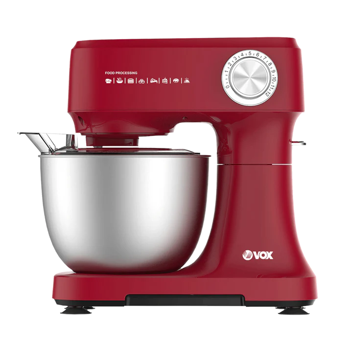 Batedeira com Taça VOX KR3002 (600 W - 4L - Vermelho)