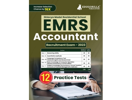 Livro EMRS Accountant de Edugorilla Prep Experts (Inglês)