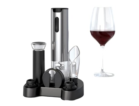 Decantador De Vinho Elétrico 3 Em 1, Abridor De Vinho Automático, Decantador E Dosador Para Uso Doméstico. Paprika Shop