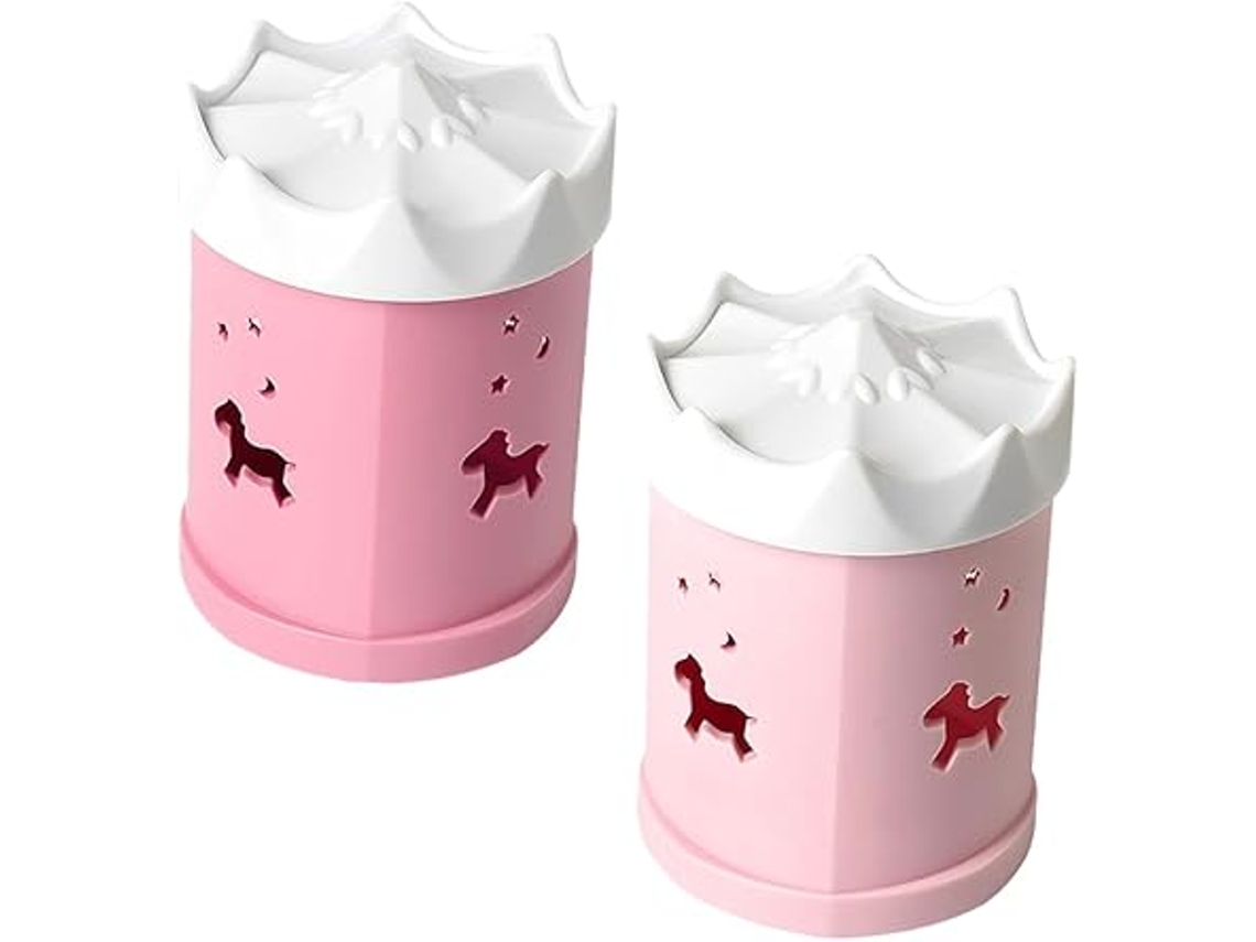 Organizador de produtos de beleza com 2 ovos, porta-bolsas, esponja para misturar, liquidificador de viagem e recipiente para cosméticos Pink Slowmoose.
