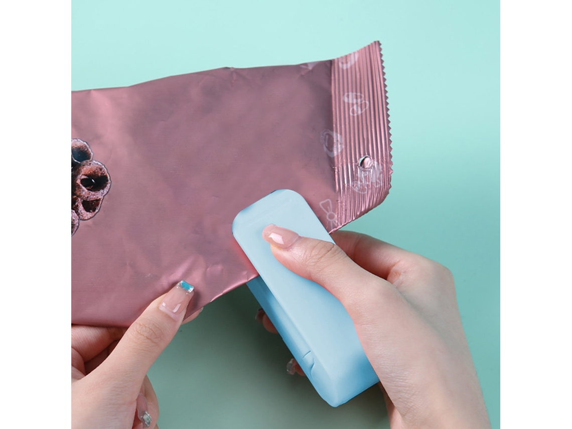 Mini Seladora Térmica De Sacos Com Iman - Máquina De Selagem Portátil Para Manter Snacks Frescos