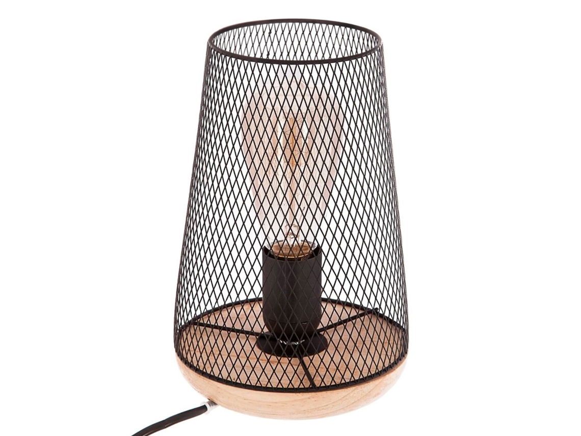 Well Home - Candeeiro De Metal Madeira Preto