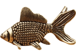 Miniaturas de Peixes, Pequena Escultura Retrô de Peixe Decoração de Mesa com Criaturas Marinhas Pequena Estatueta CHABERLU