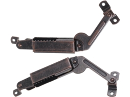 Dobradiças De Suporte Tampa Com Mola Ferro Lurrose 2 Peças Para Baú, Com Funcionamento Suave E Fácil Manutenção