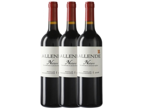 Vinho ALLENDE Allende Nature Tempranillo Rioja Joven (0.75 L - 3 unidades)