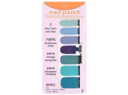 14pcs Adesivos De Unhas Com Efeito Gradiente Autoadesivos Strips De Esmalte Para Decoração De Unhas Diy