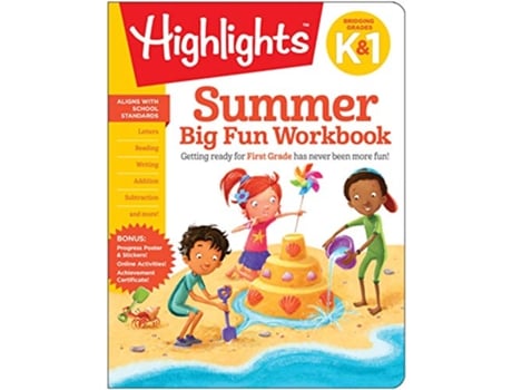 Livro Summer Big Fun Workbook Bridging Grades K 1 de Highlights Learning Staff (Inglês)