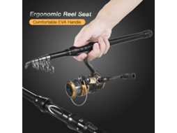 Combo Vara e Molinete de Pesca com Acessórios