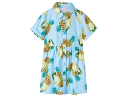Vestido Para Criança Azul 116