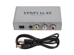 Conversor Mali Ypbpr para AV 1080p60 com captura de vídeo componentes para CVBS com áudio L/R com marca