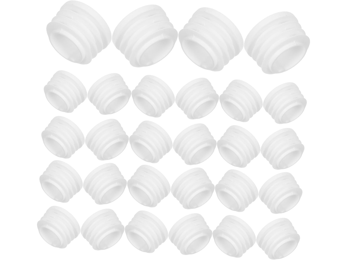 Uonlytech Conjunto De 60 Tampões Redondos Para Pés Móveis, Tampões De Plástico Para Orifícios Redondos, Acessórios Para